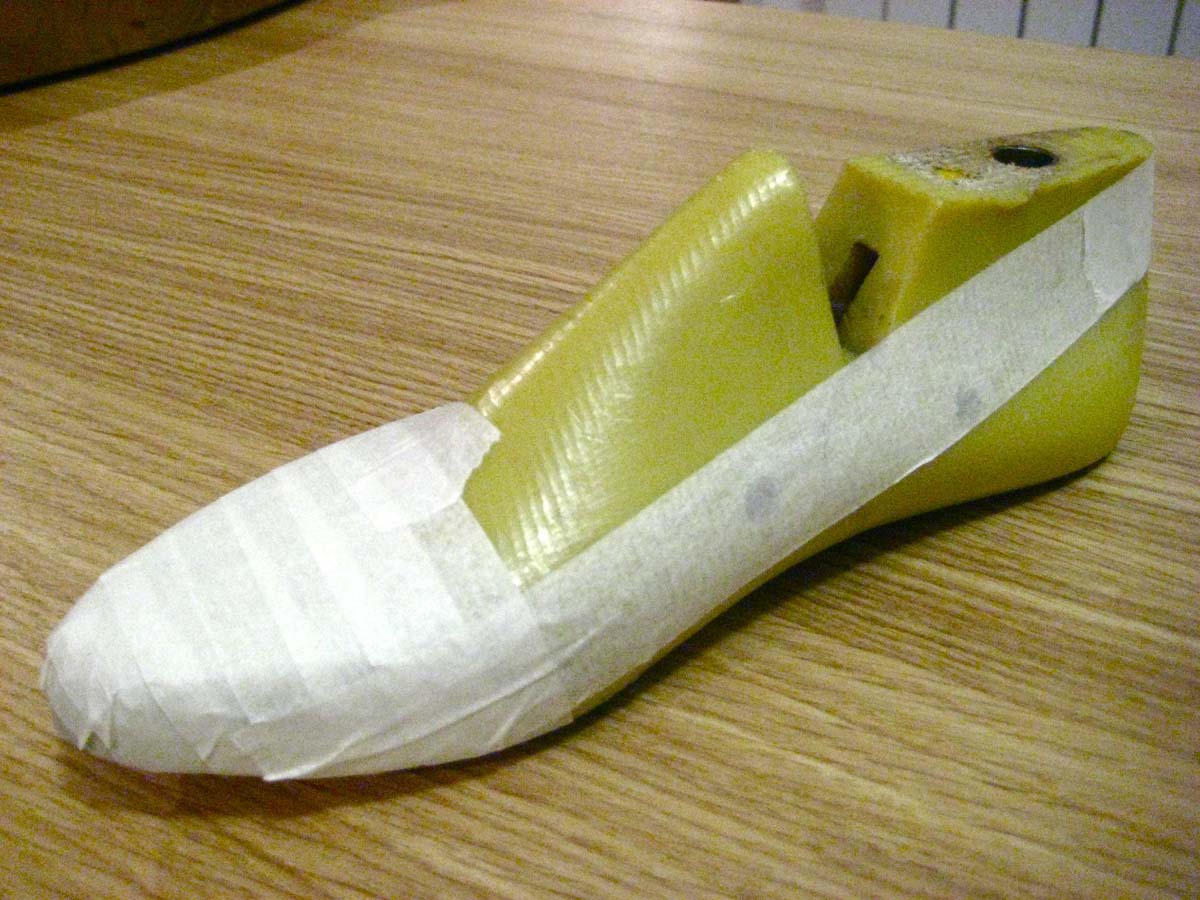 randomness aside Shoe Making Part 1 Pattern Cutting