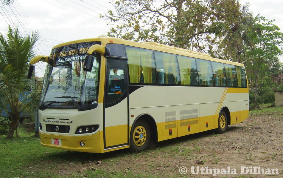SLTB buses ශ්‍රී ලංගම බස් Ashok Leyland Viking AC luxury bus from