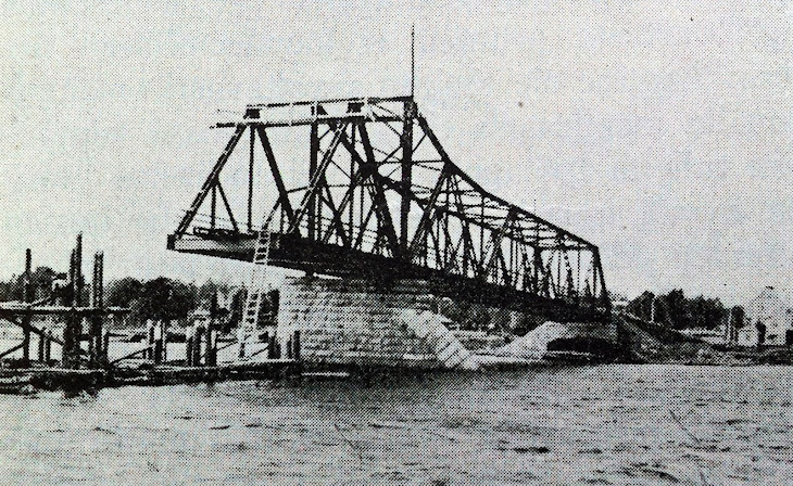 Tornion sillan rakennustyömaa