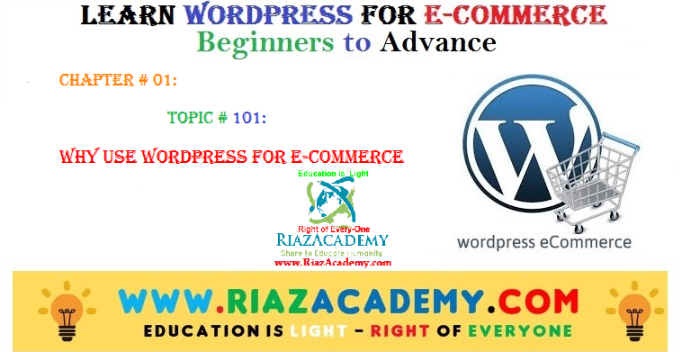 101:Why Use WordPress For E-Commerce