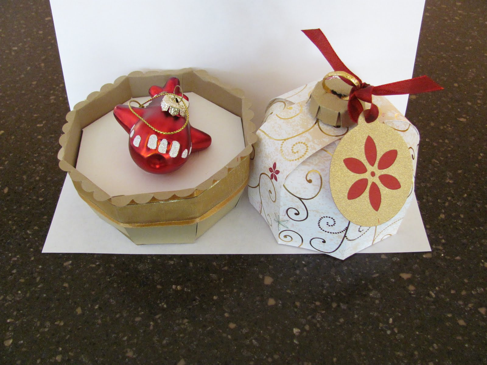 Airport Mom's Domestications Christmas Ornament Gift Box