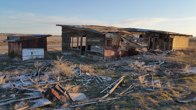 Abandoned Buildings in Cisco Utah ghost town