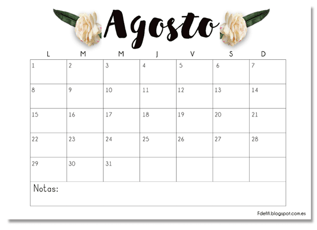 Calendario gratuito descargable para 2016 | Manualidades