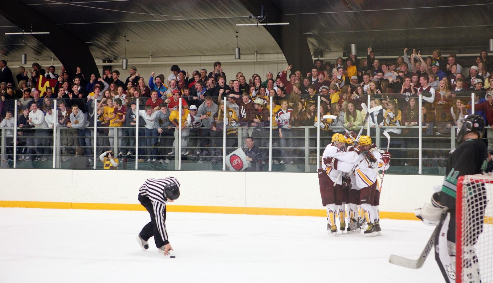 Mark Kodiak Ukena IHSA Varsity Hockey Loyola Academy at New Trier