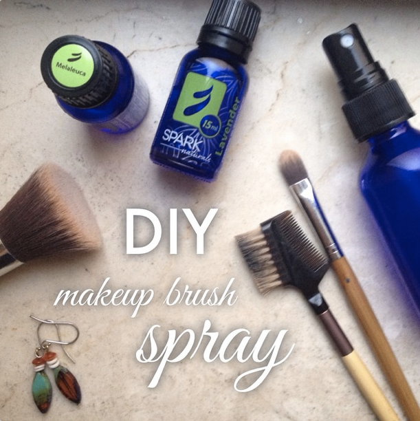 Spark Naturals Blog DIY Makeup Brush Cleaner Spray