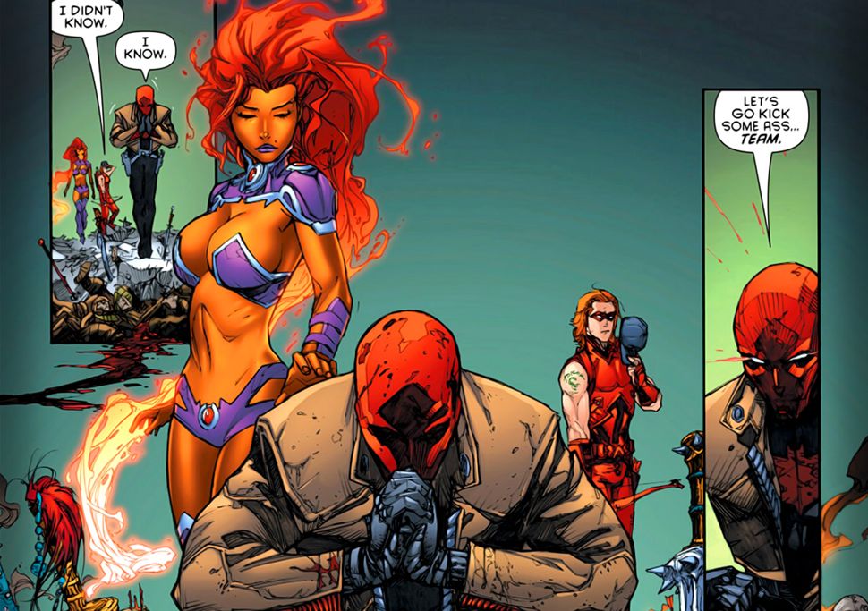 the and Red starfire hood outlaws