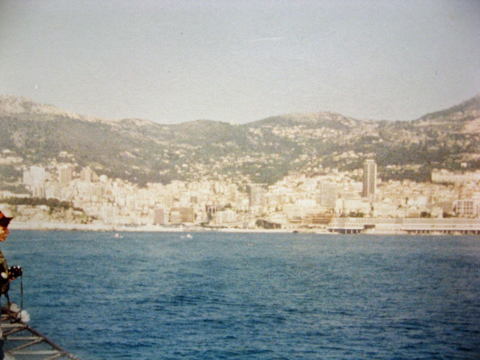 Took this from the Nimitz flight deck off the coast of Monaco 1983