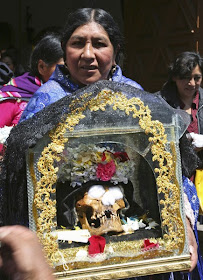 Majlis menghormati tengkorak di Bolivia