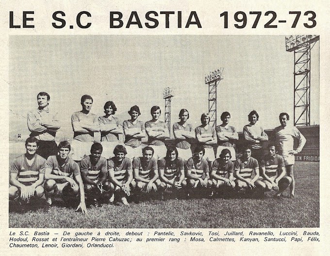 S.E.C BASTIA 1972-73.