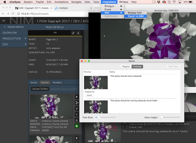 SOFTWARE Cospective lanza cineSync 4.1 en SIGGRAPH 2017 Dessignare