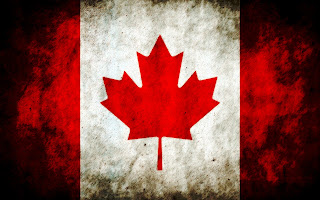 Canada Flag Grunge Design HD Wallpaper