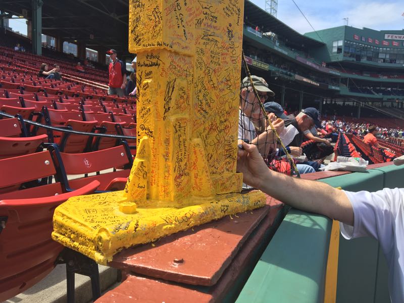 Fenway Park Seating Chart Tully Tavern