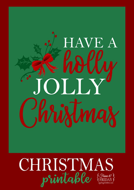Holly Jolly Christmas printable