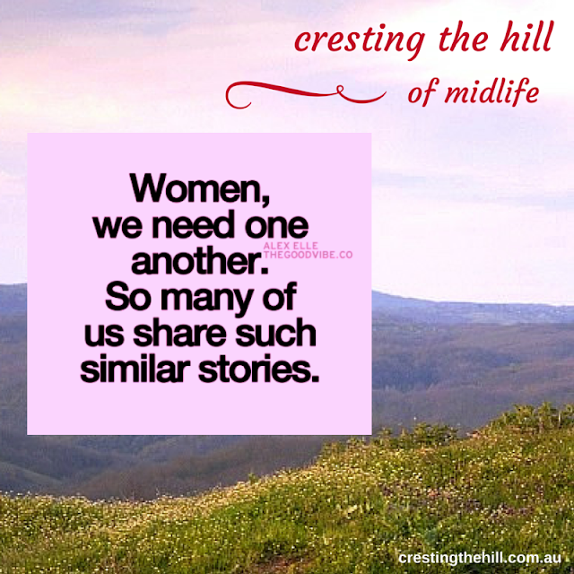 #midlifeblog cresting the hill