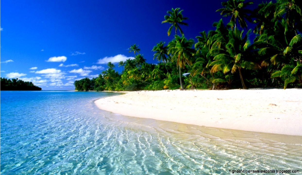 Tropical Beaches White Sand Paradise Wallpaper Hd