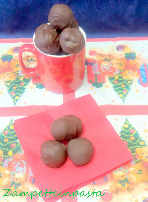 Cioccolatini con marzapane - marzapane fatto in casa