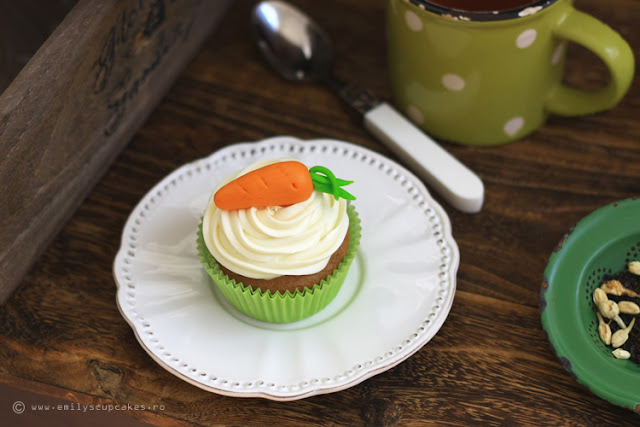 carrot cupcakes for green tea party