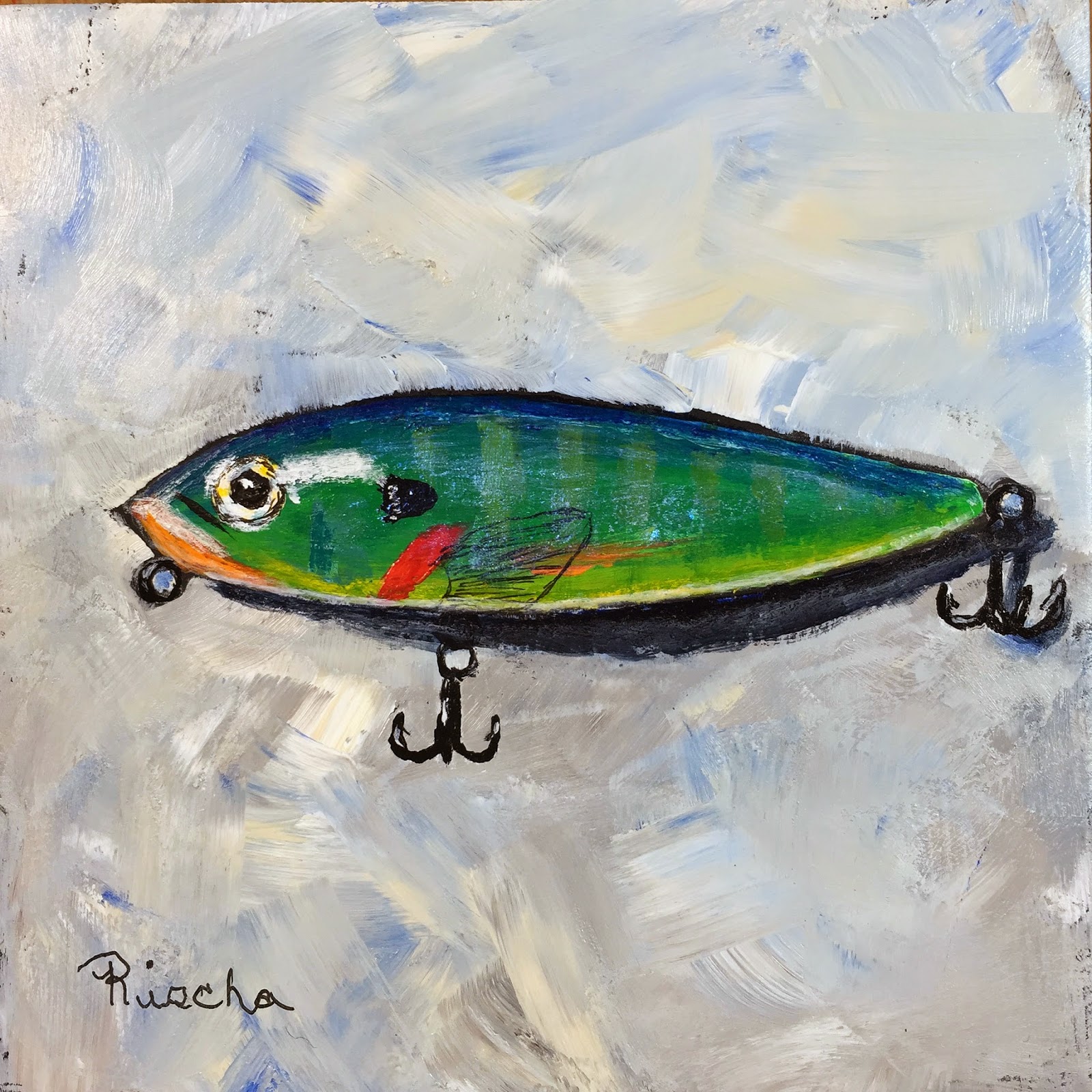 ArtistRi Studio Day 13 of 30 in 30 Fishing Lure