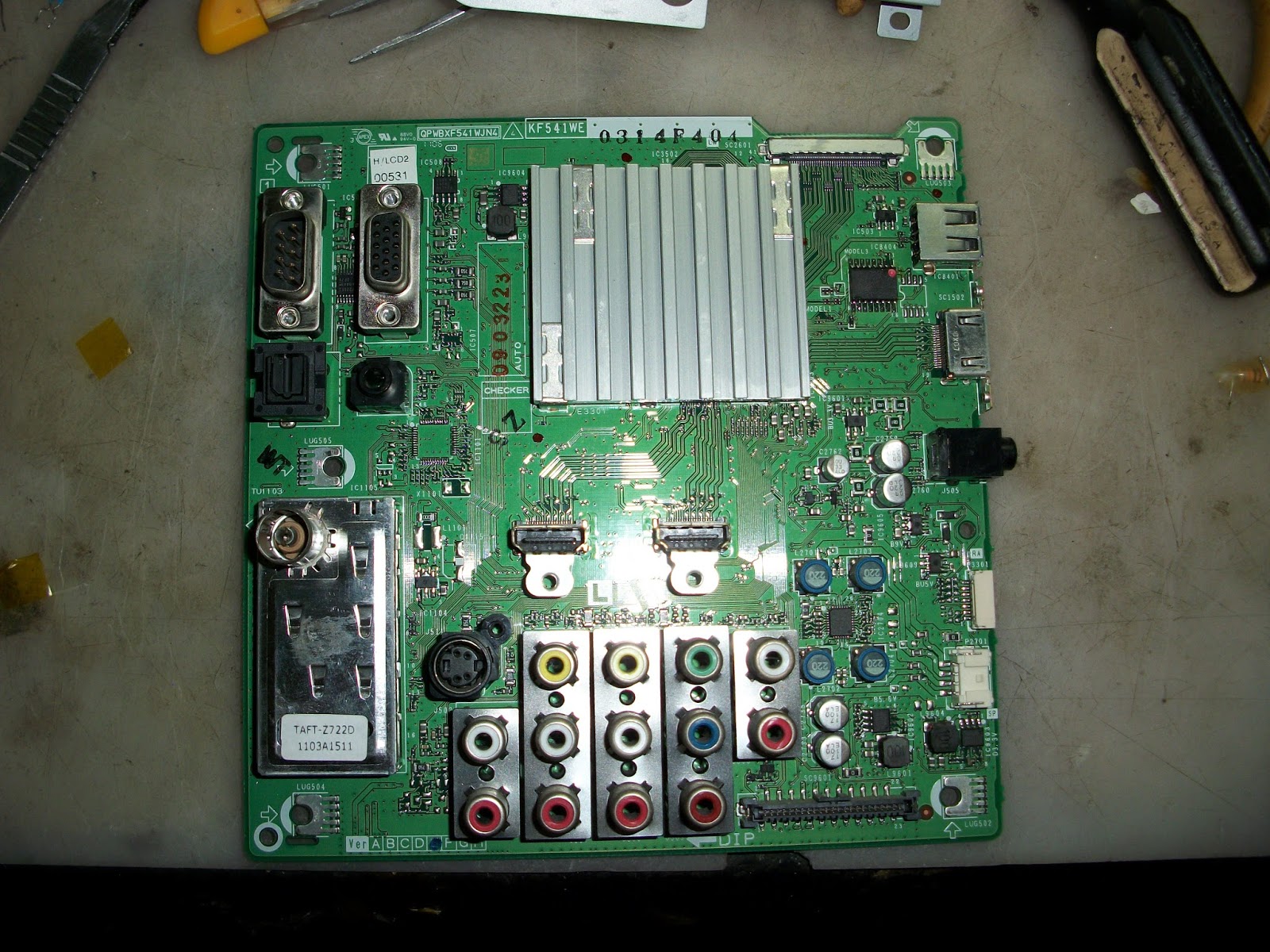 HOSPITAL Electronics TV Repairing And Sparepart: Repairing LCD SHARP LC