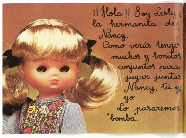 muñeca lesly antigua