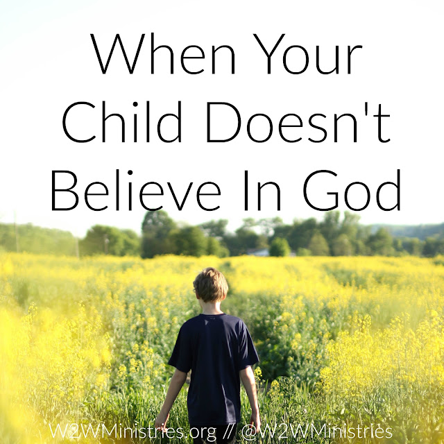 What to do when your child doesn't believe in God. #family #parenting #parenthood #motherhood #believeinGod #relationships