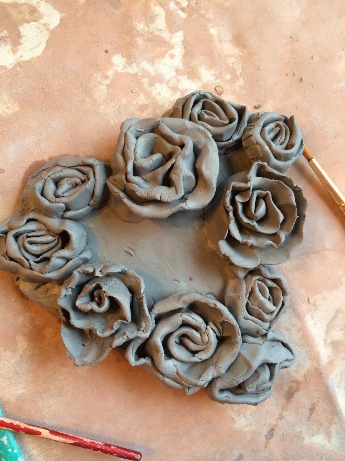 Klay Roses smART Class: Simple Clay Rose Hearts