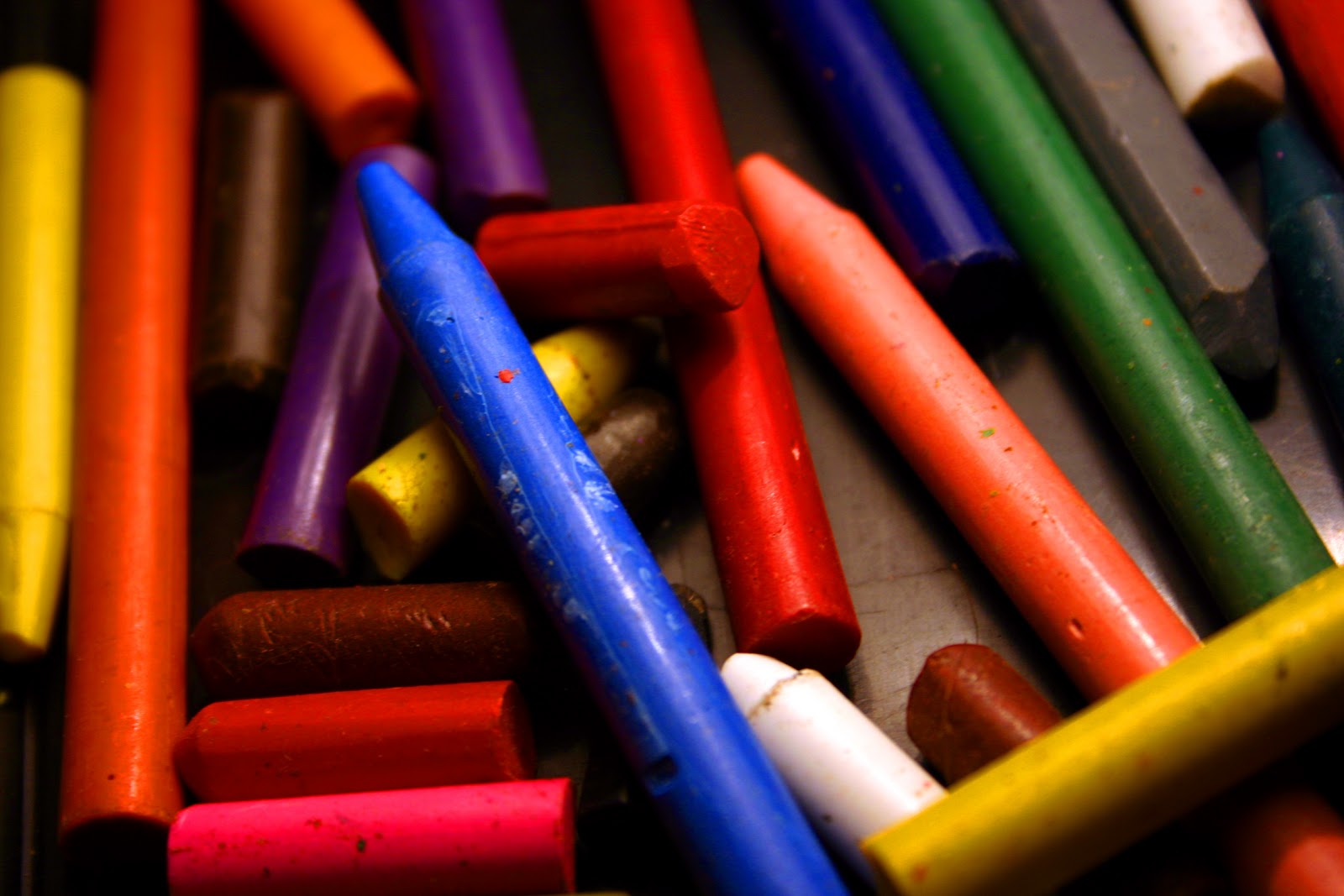 Crazy with Nails Crayon Effect Nails