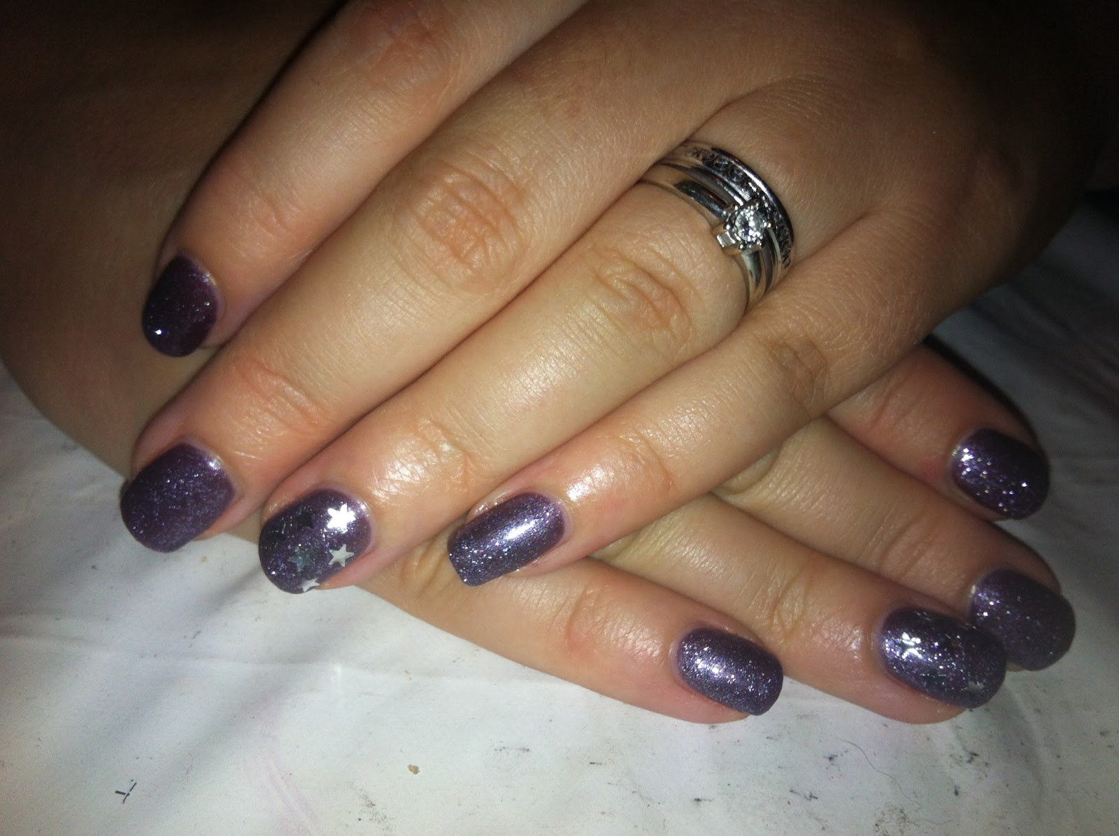 Brush up and Polish up! CND Shellac Nail Art Vexed Violette