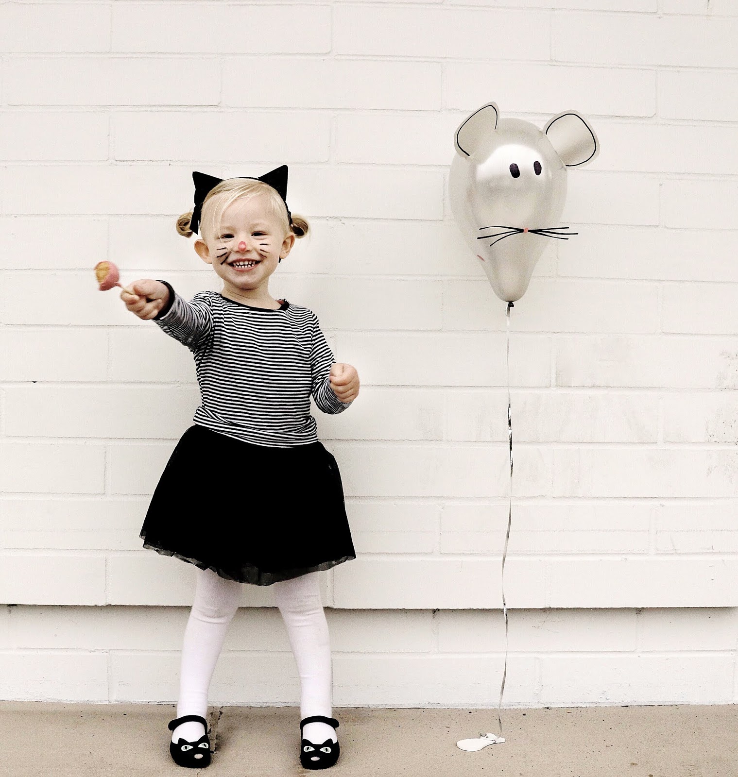 DIY cat and mouse halloween costume 