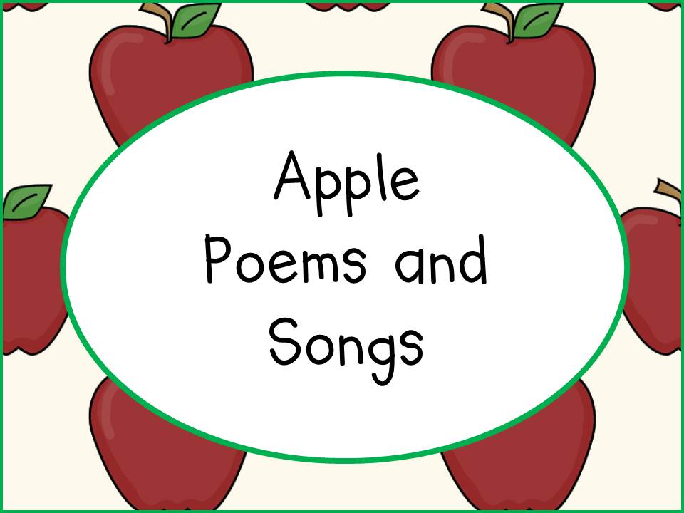 A Teacher's Touch Apple Poems and Songs