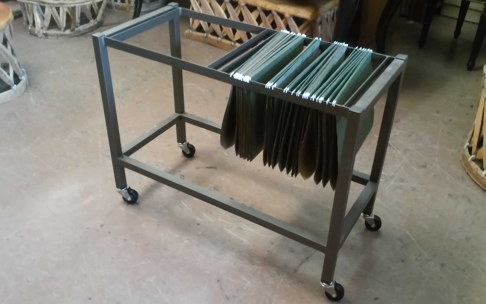 UHURU FURNITURE & COLLECTIBLES SOLD Hanging File Cart 12