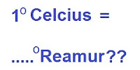 2. KONVERSI DARI CELCIUS KE REAMUR