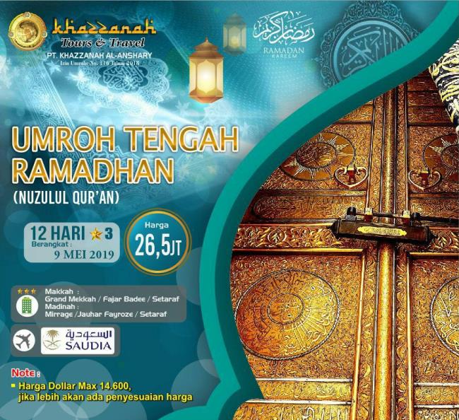 paket umroh tengah ramadhan 2019 paket umroh tengah ramadhan 2019