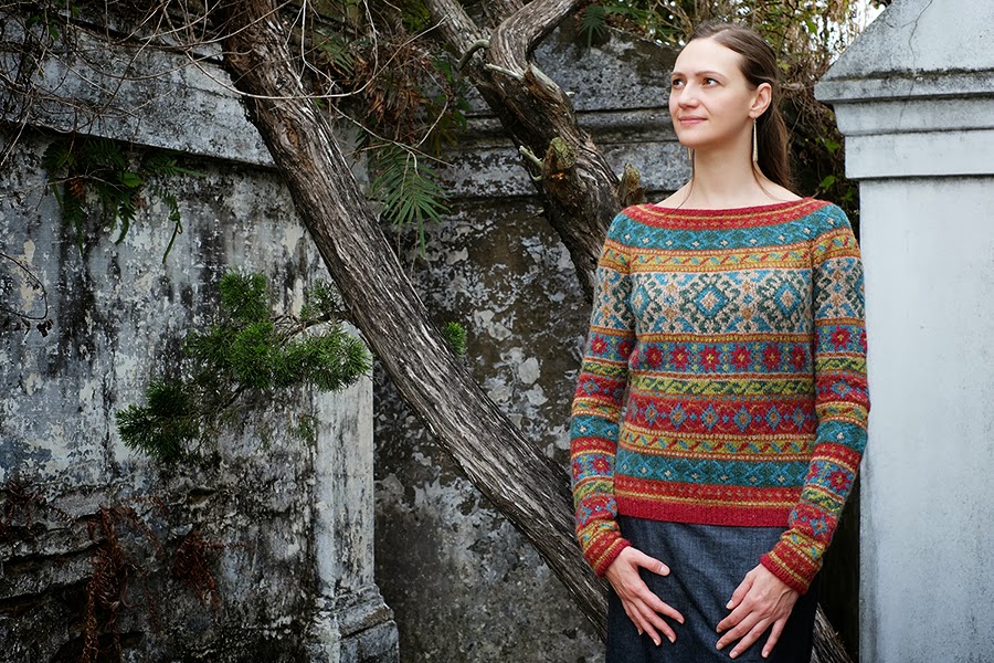 Anatolia by Marie Wallin from Rowan Magazine 54, knit by Dayana Knits