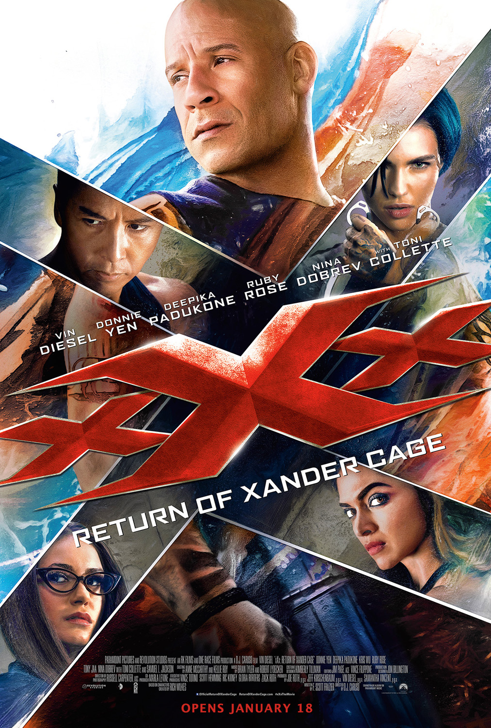 LOOK xXx RETURN OF XANDER CAGE Main Posters Unleashed