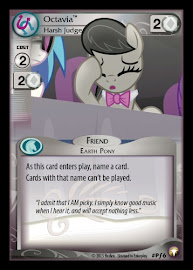 My Little Pony Octavia, Harsh Judge Equestrian Odysseys CCG Card