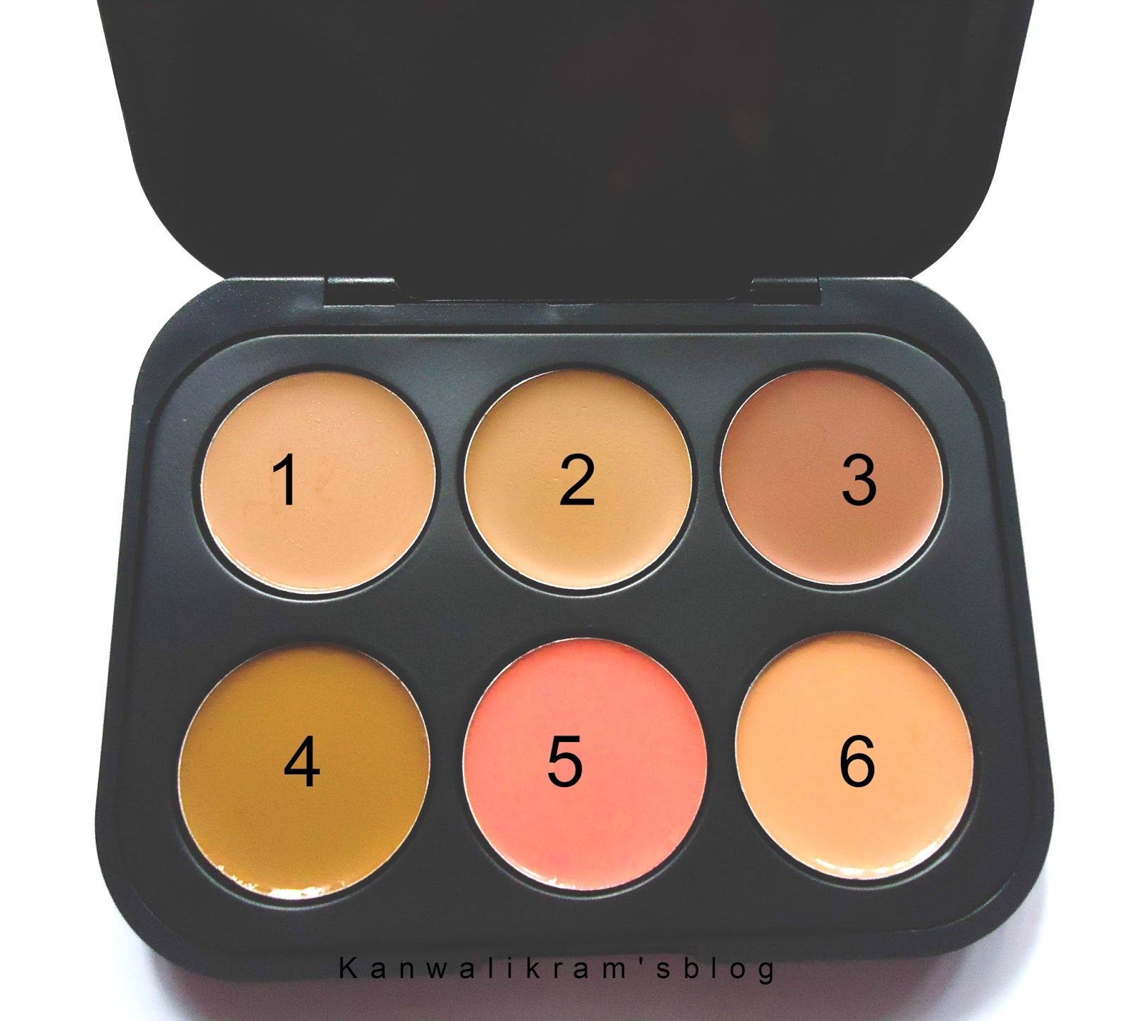 Kanwal Ikram's Blog Bh Cosmetics 6 Color Concealer & Corrector Palette