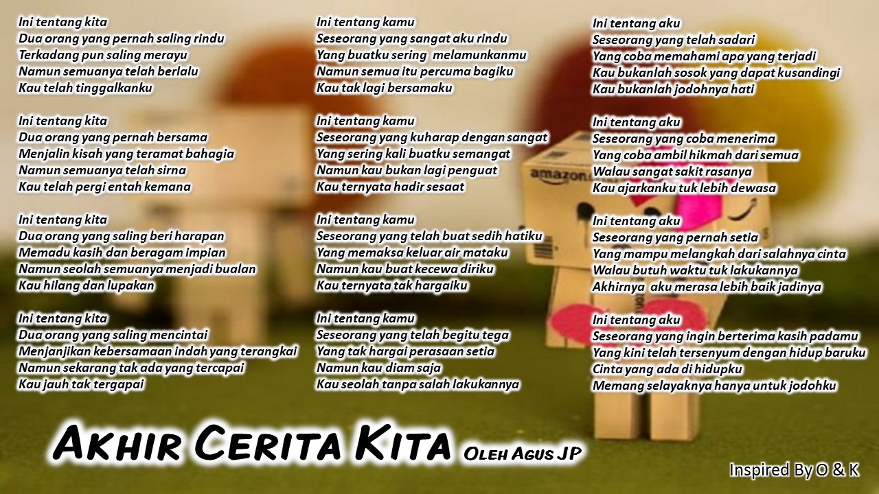 Puisi Akhir Cerita Kita | AJP Creations