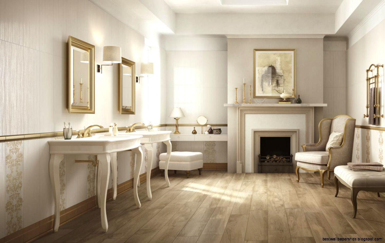 Bathroom tile  wall mounted  ceramic  textured   WALLPAPER   Ragno