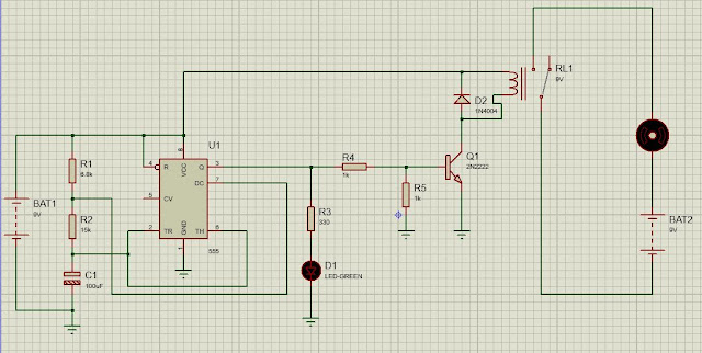 LUZ INTERMITENTE CON RELÉ