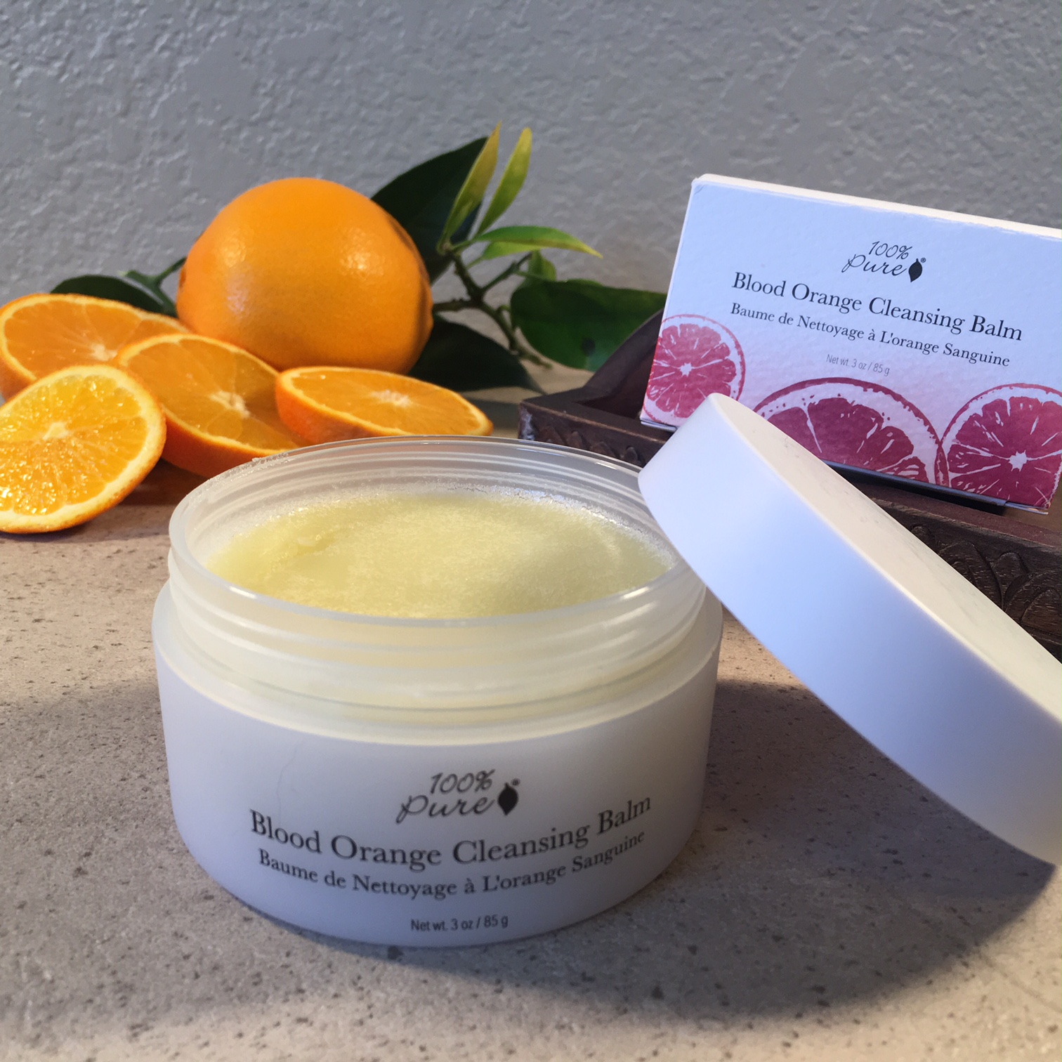 Sneak Peek 100 Pure Blood Orange Cleansing Balm Antiox and Detox