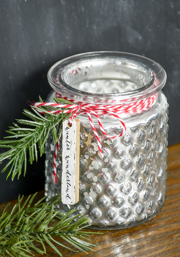 Christmas Tree Mason Jar Votive - Mason Jar Crafts Love