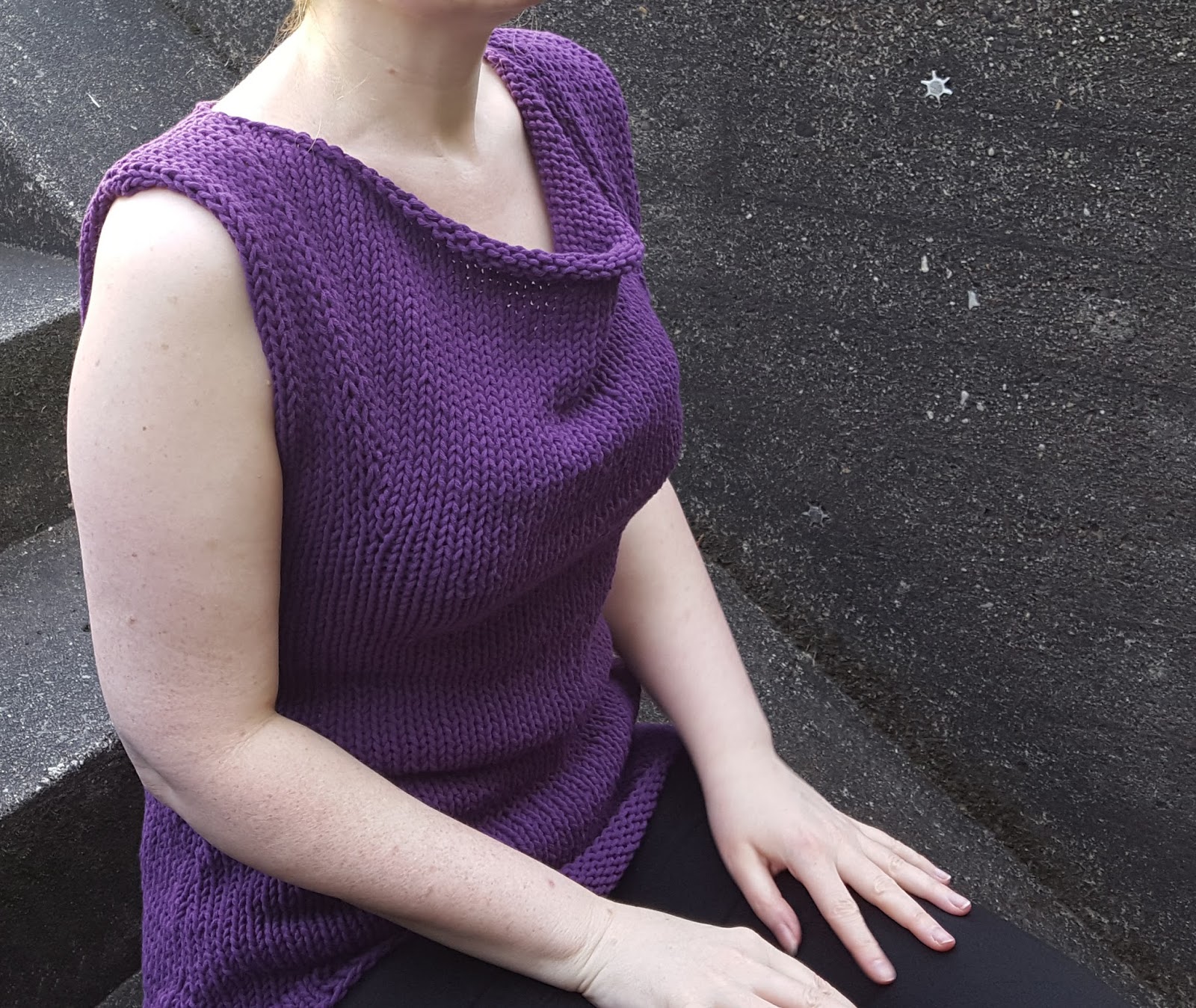 Knitting And So On Waterfall Tunic