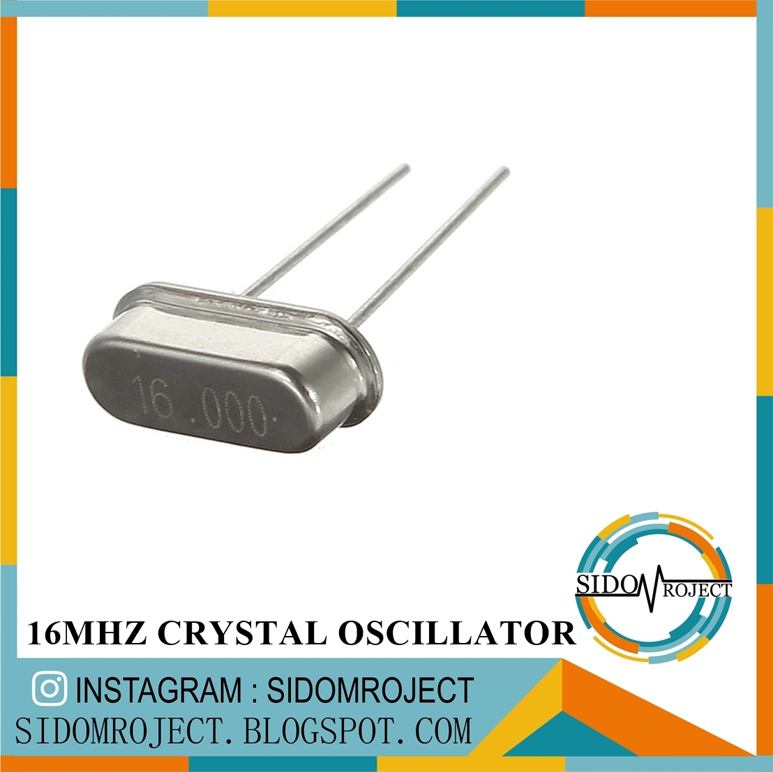 Xtall 16MHZ CRYSTAL OSCILLATOR DIP HC49S KRISTAL OSILATOR 16 MHZ XTAL