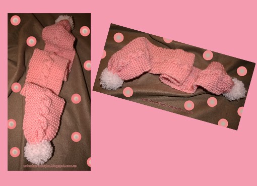 Un Hada en mi Cajón: Conjunto gorro y bufanda MIRIAM