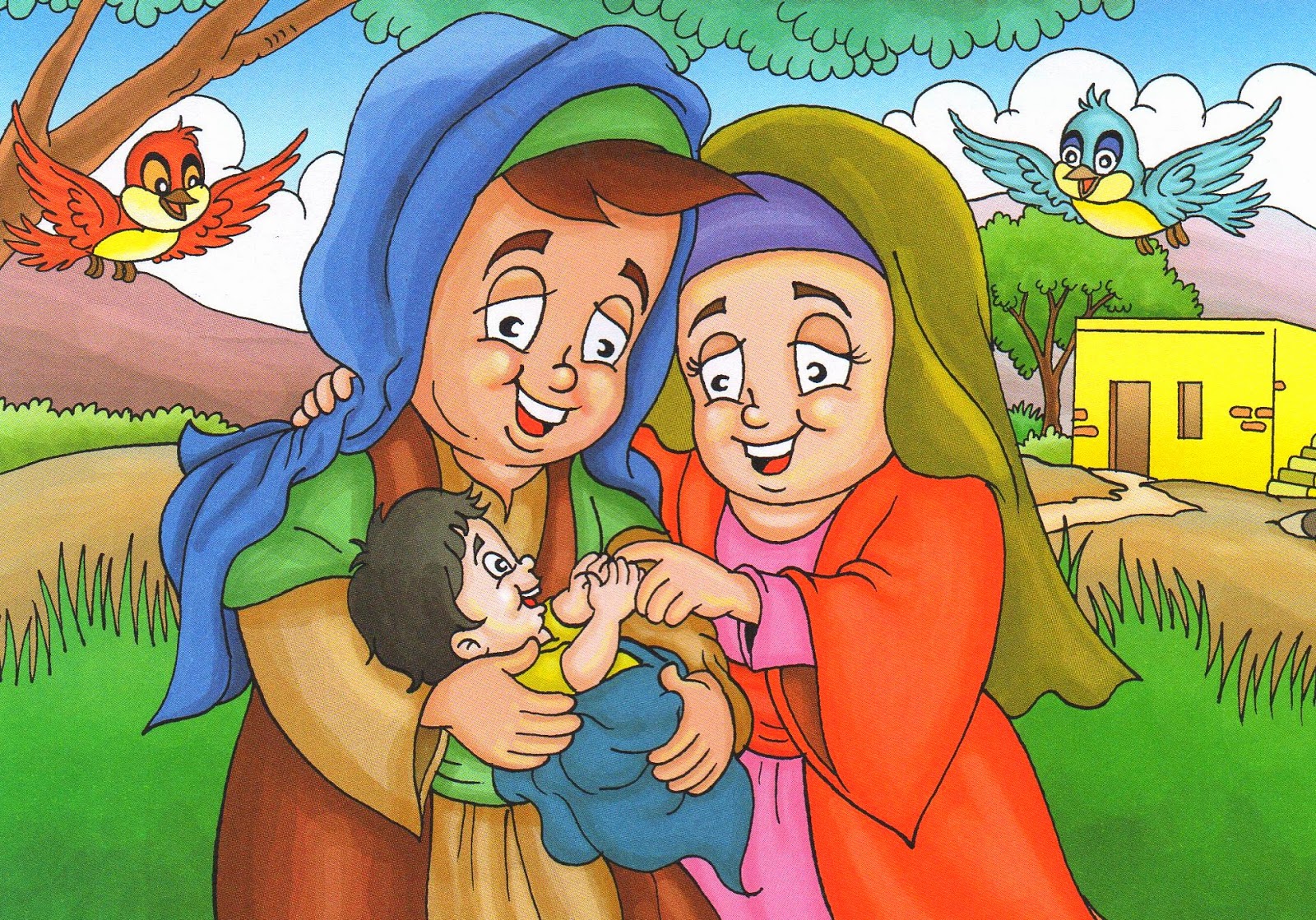 Escola Dominical Infantil A vida de Jesus O nascimento de João Batista Editora Betel Escola Dominical Infantil A vida de Jesus O nascimento de João Batista Editora Betel