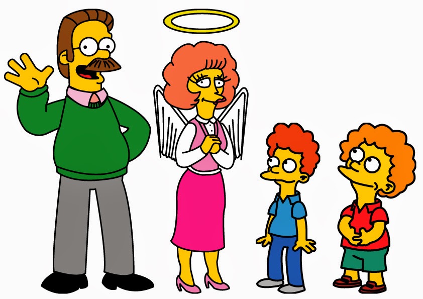 Conheça a família de Ned Flanders The Little Margaret