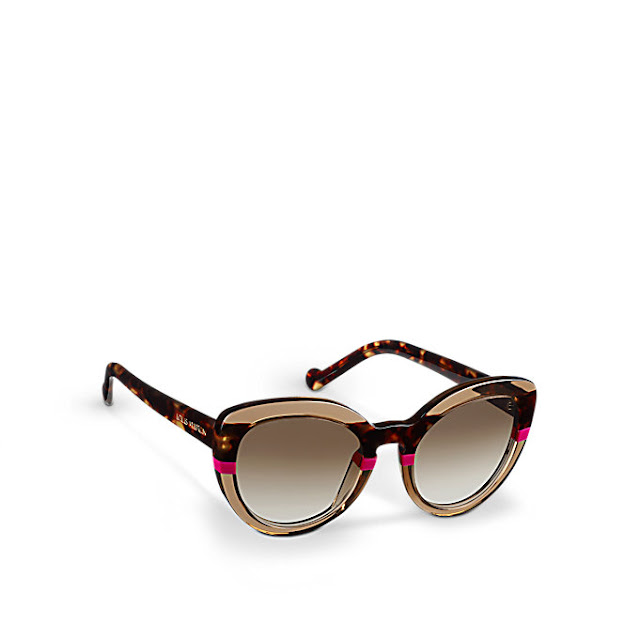 LOUIS VUITTON LV Malletage Round Sunglasses Black Acetate & Metal. Size W