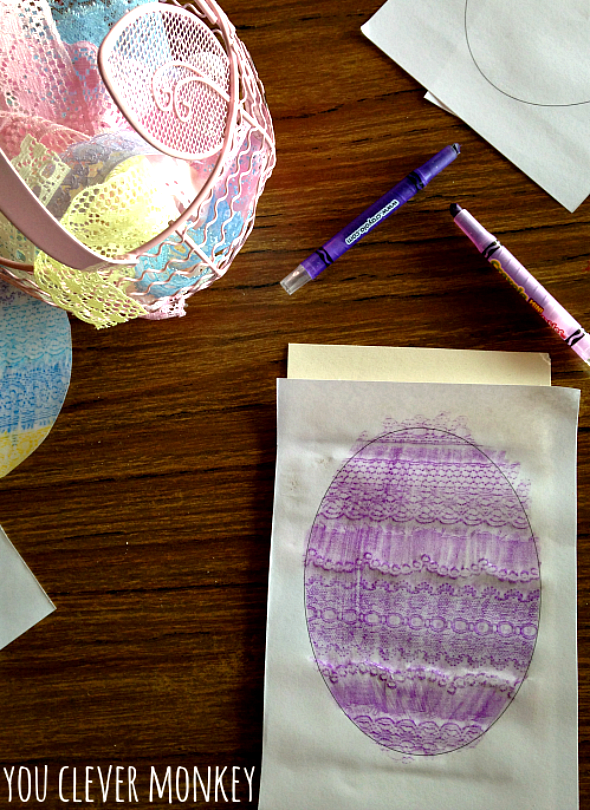 Easy Paper Easter Art Idea - using a simple technique that can be easily recreated at home or in the classroom | you clever monkey Easy Paper Easter Art Idea - using a simple technique that can be easily recreated at home or in the classroom | you clever monkey