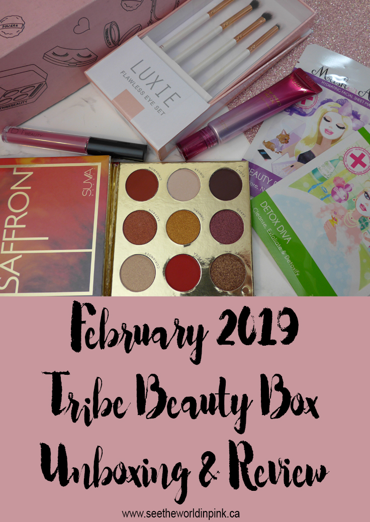 February 2019 Tribe Beauty Box - Unboxing and Review 